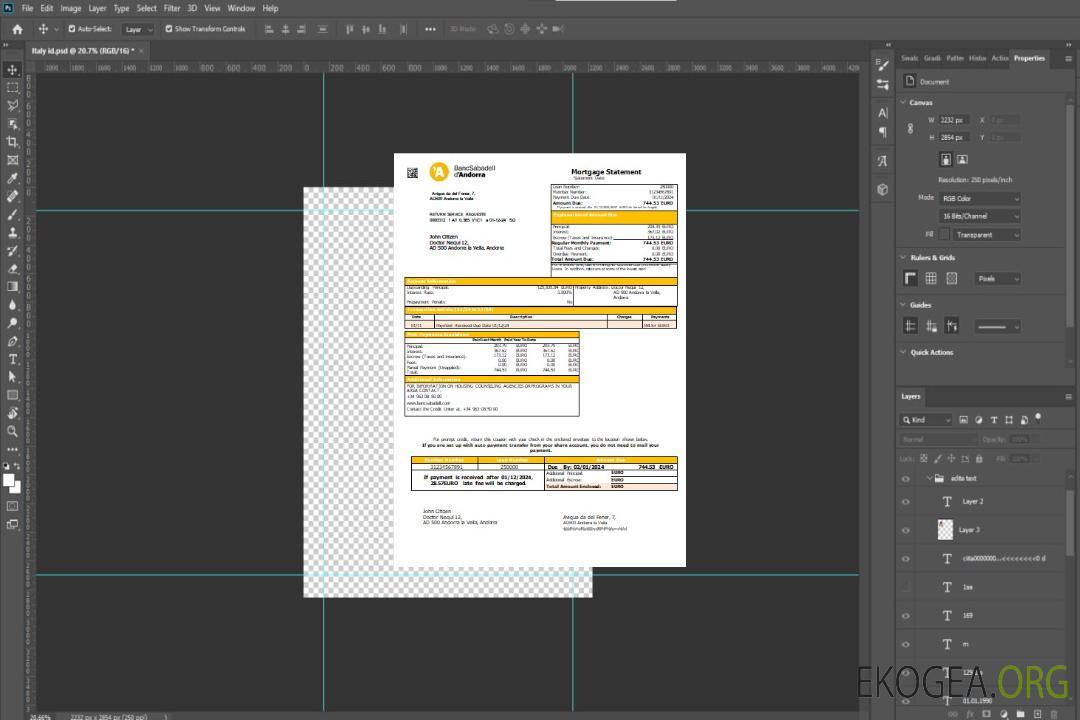 Andorra BancSabadell d’Andorra relevé hypothécaire bancaire scr template Andorra BancSabadell d’Andorra relevé hypothécaire bancaire scr template